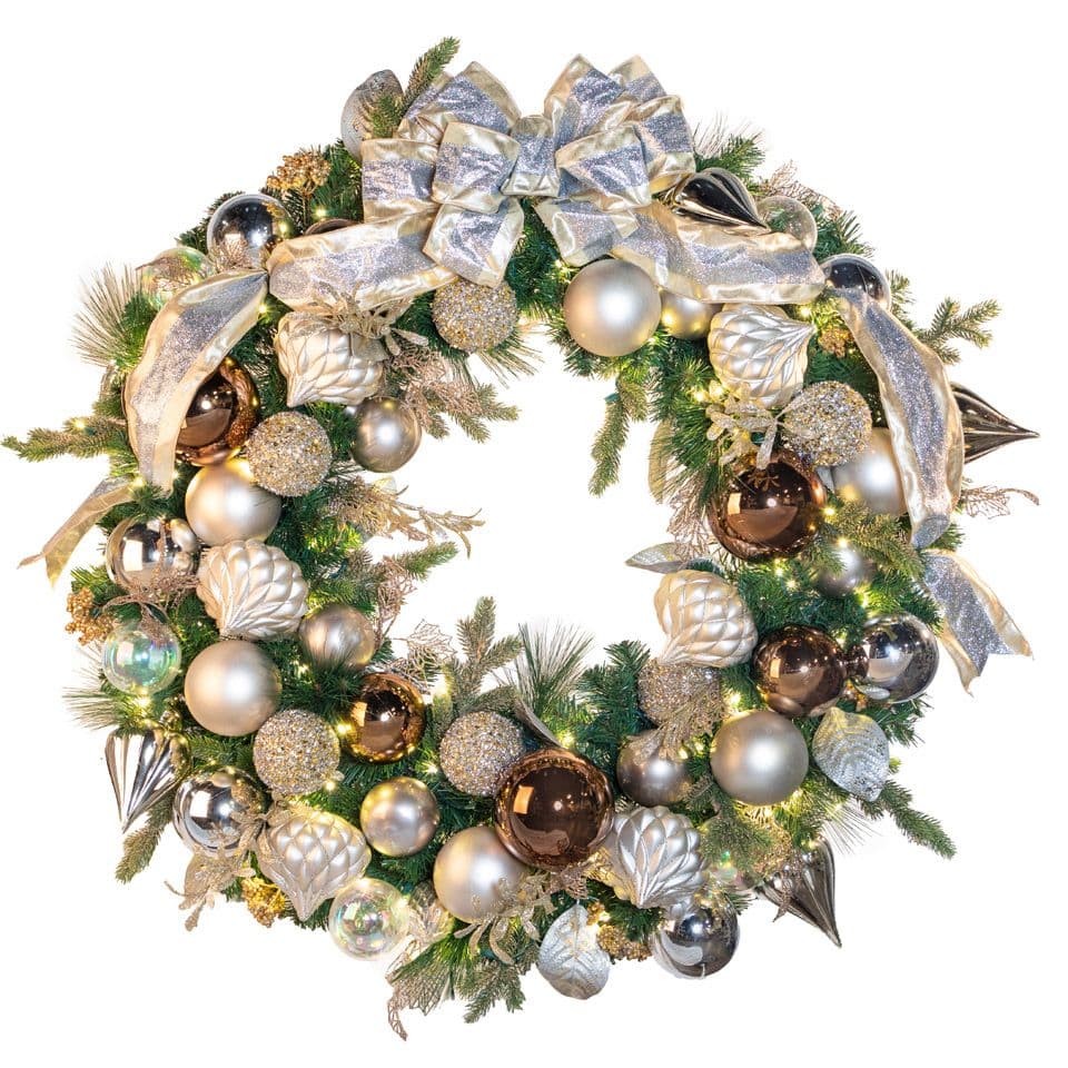 Champagne Shimmer wreath
